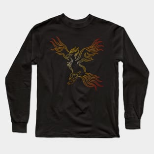 Phoenix on fire Long Sleeve T-Shirt